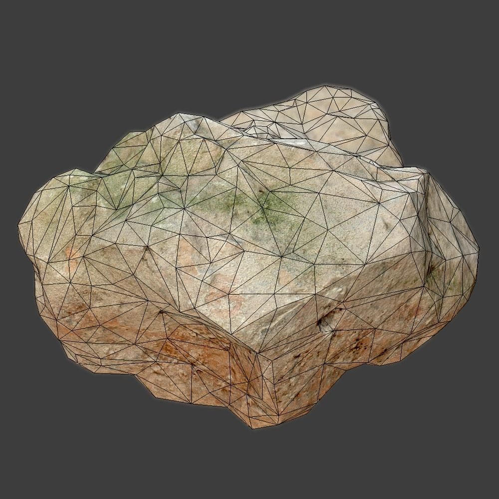 Lena Stone Low-poly 3D model_1