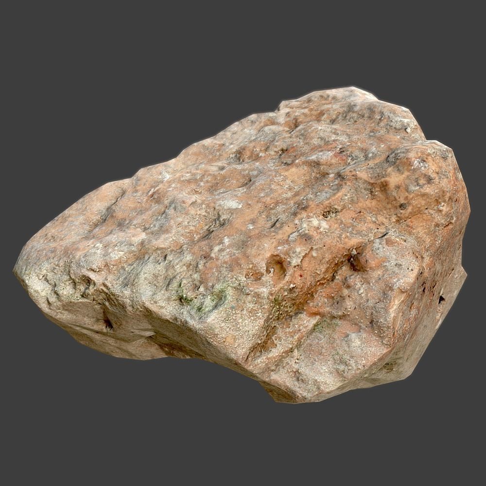 Lena Stone Low-poly 3D model_8