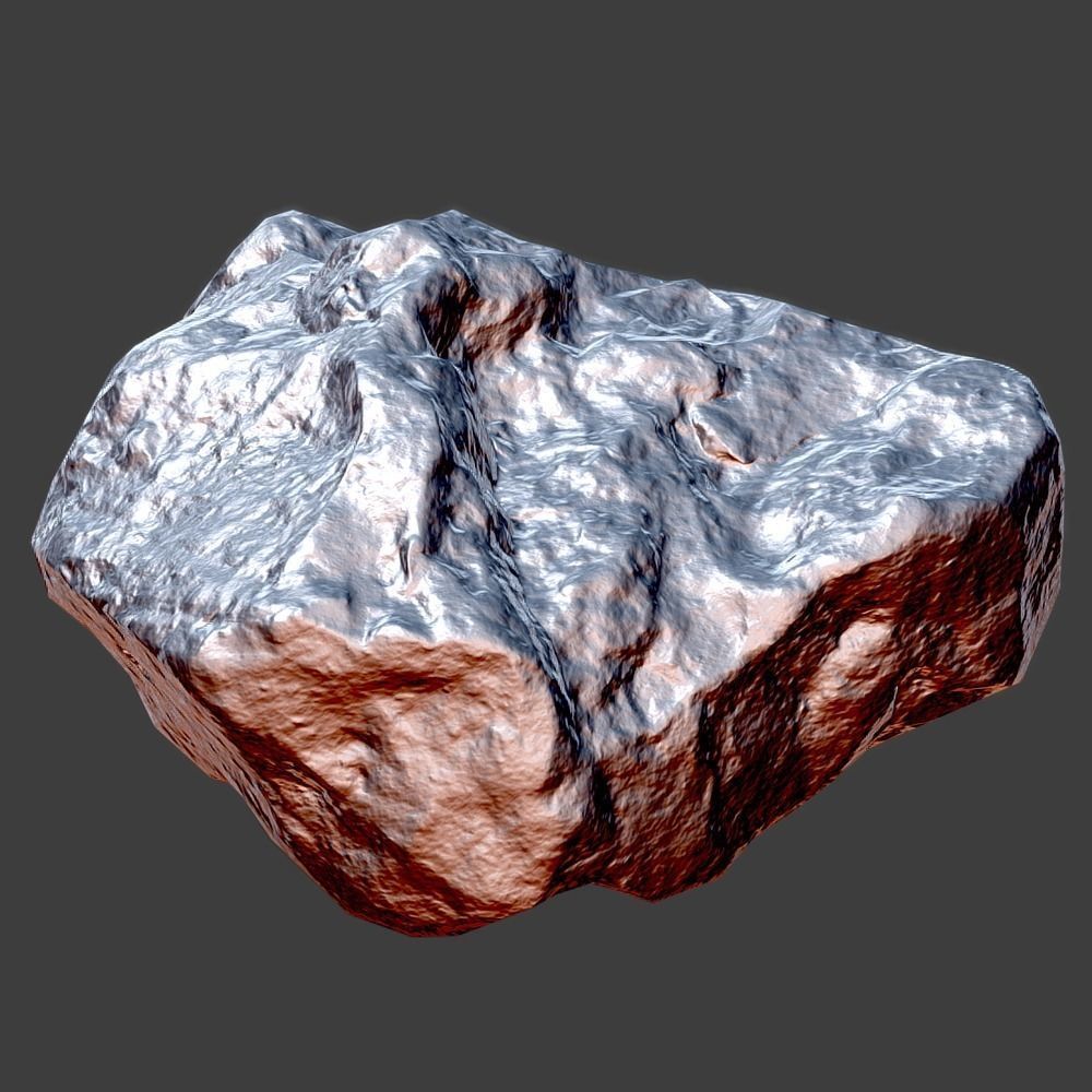 Lena Stone Low-poly 3D model_7