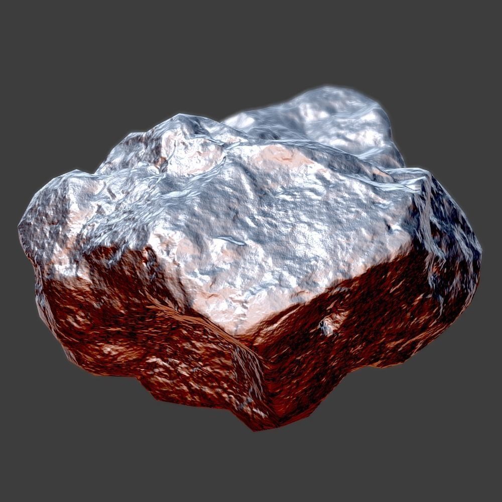 Lena Stone Low-poly 3D model_3