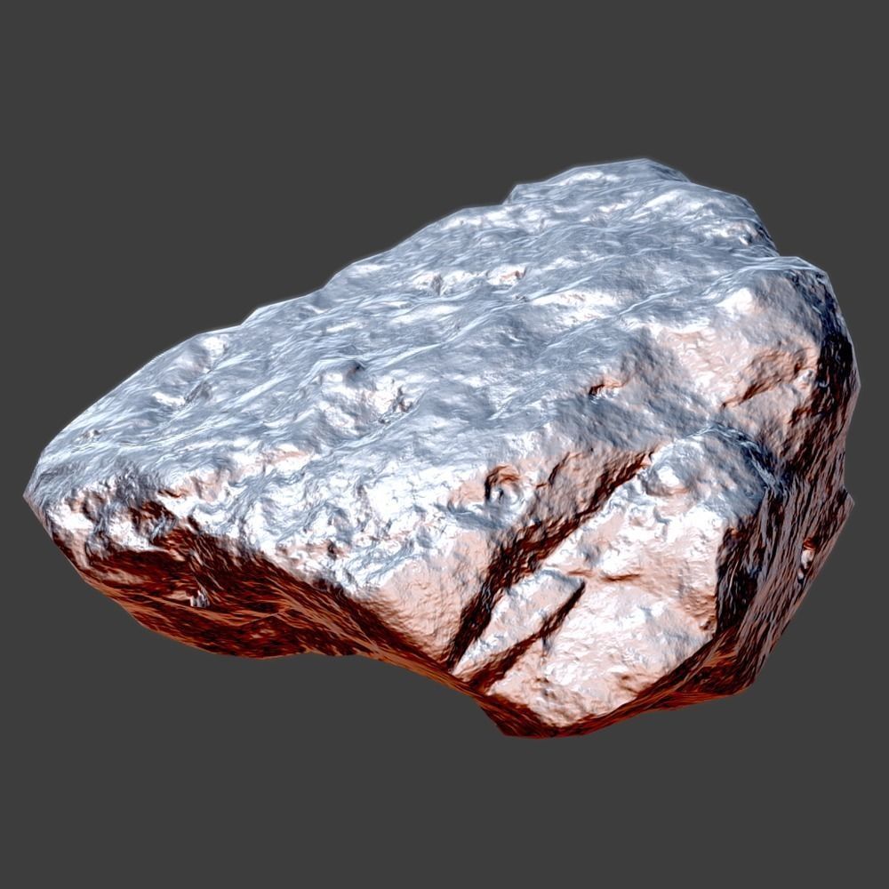 Lena Stone Low-poly 3D model_11