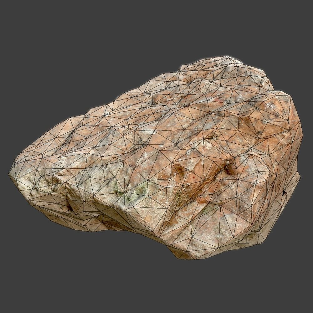 Lena Stone Low-poly 3D model_9