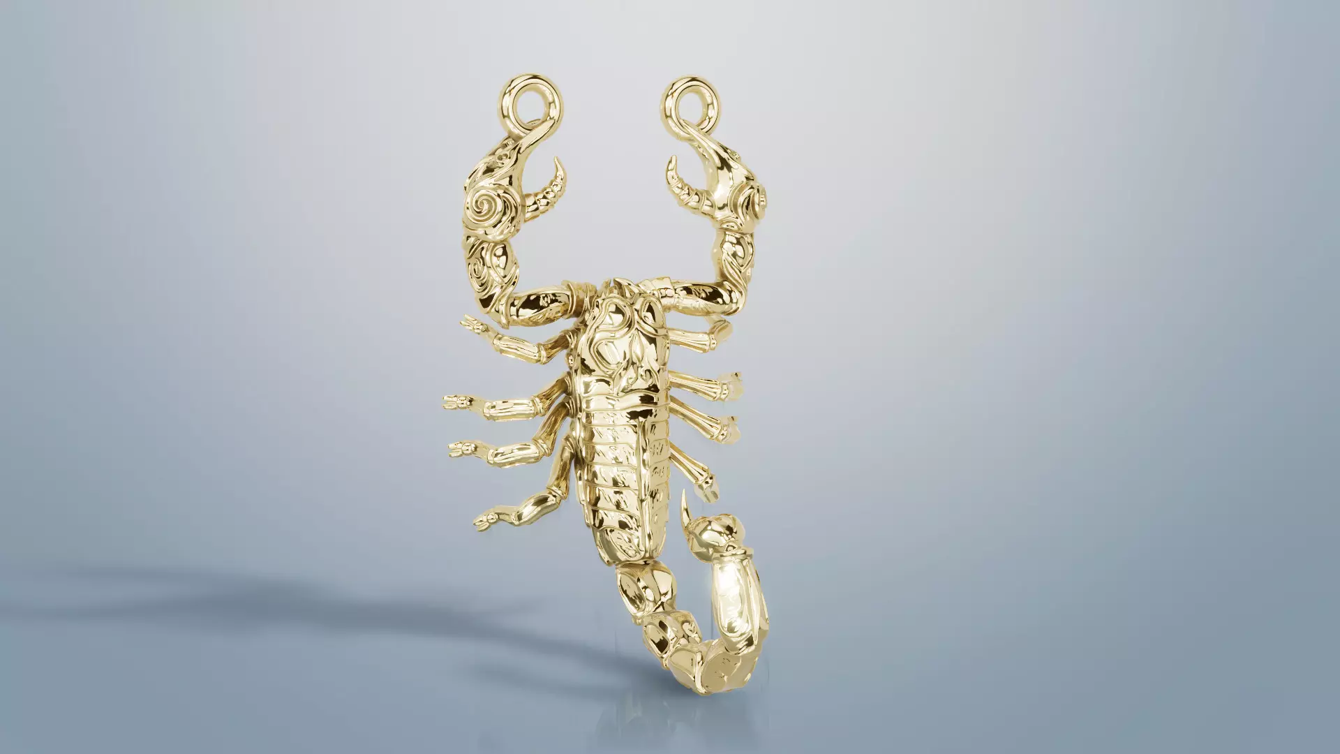 Scorpio Jewelry Pendant 3D print model