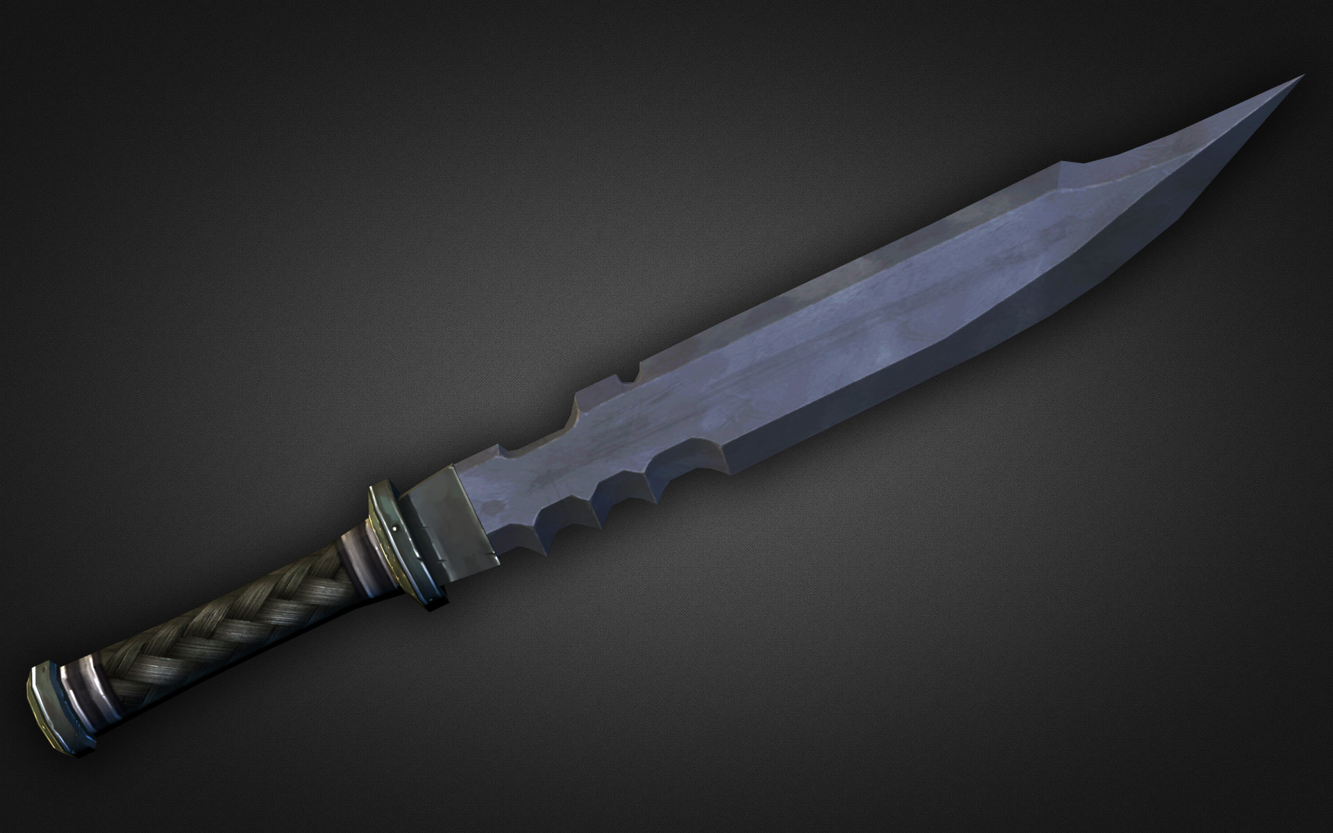 Fantasy Weapon Collection Low-poly 3D model_12