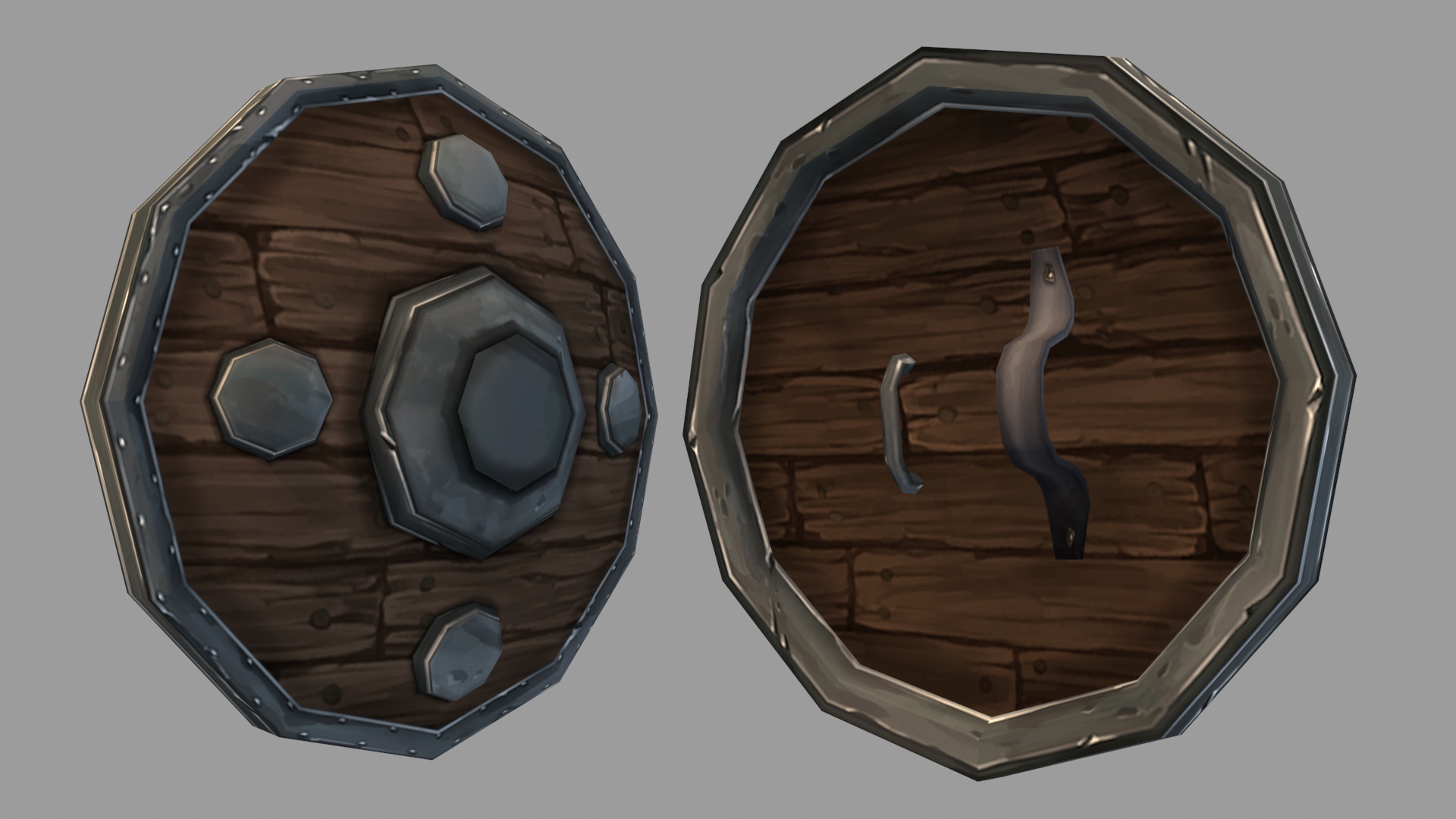 Fantasy Weapon Collection Low-poly 3D model_21