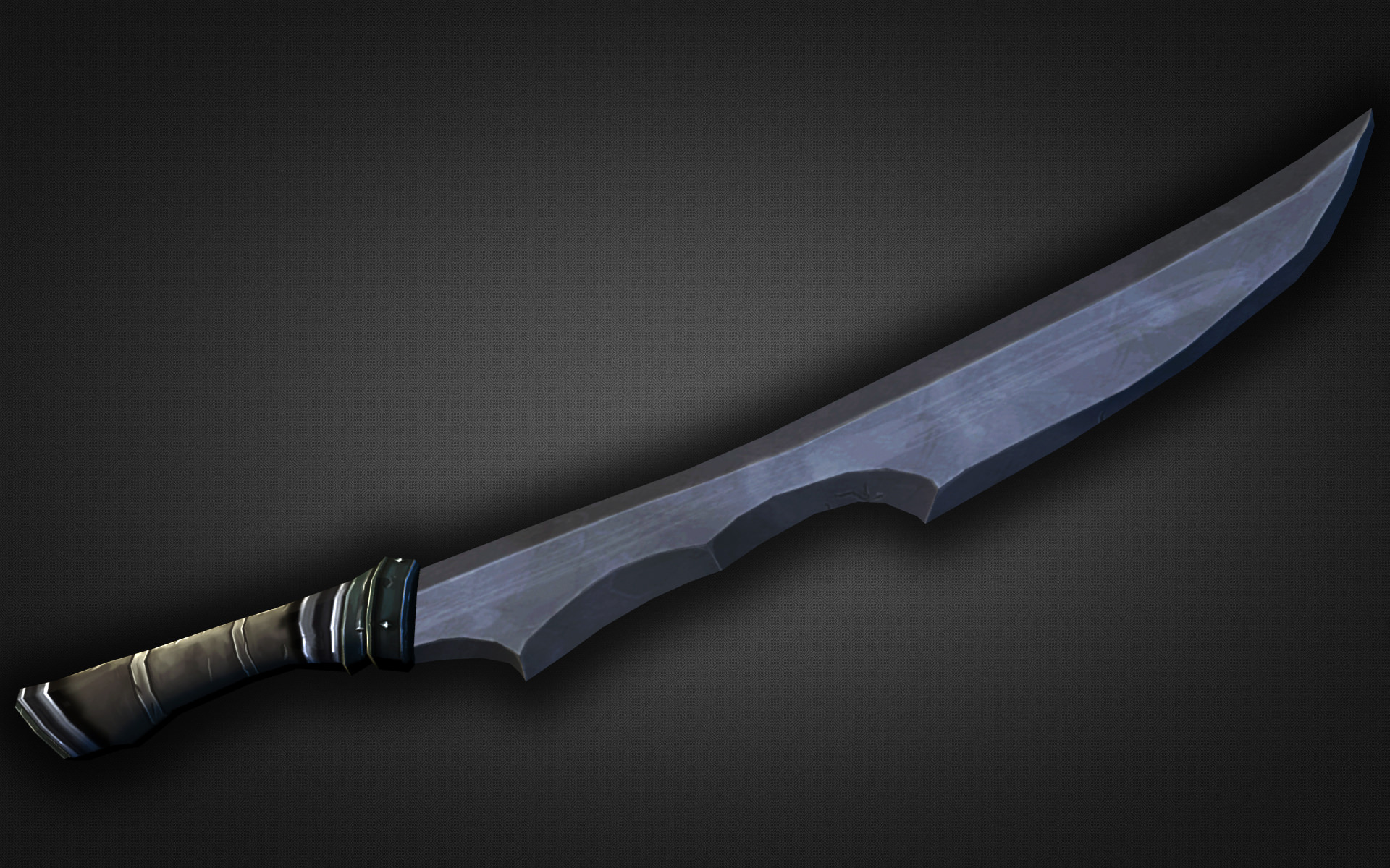 Fantasy Weapon Collection Low-poly 3D model_17
