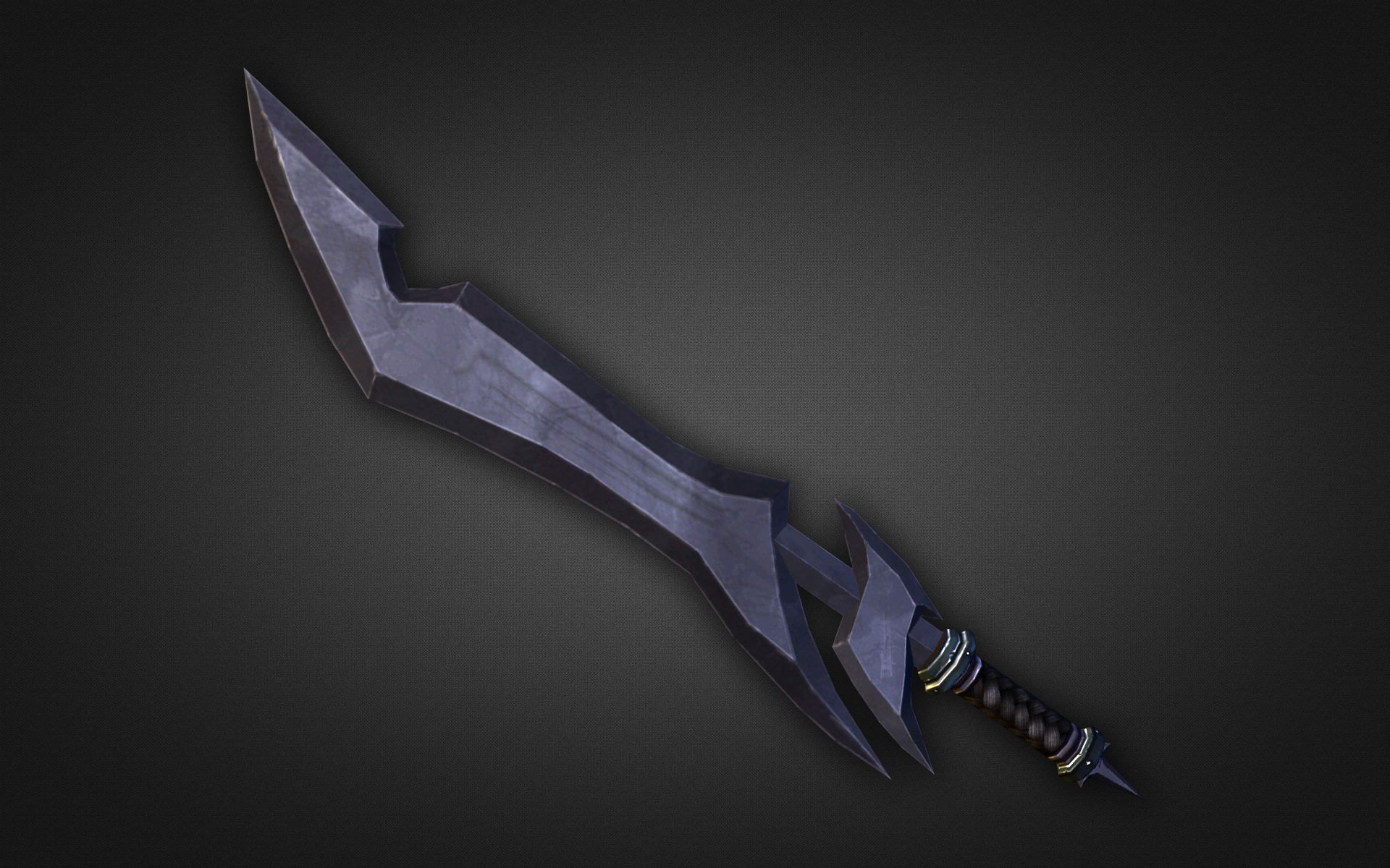 Fantasy Weapon Collection Low-poly 3D model_19