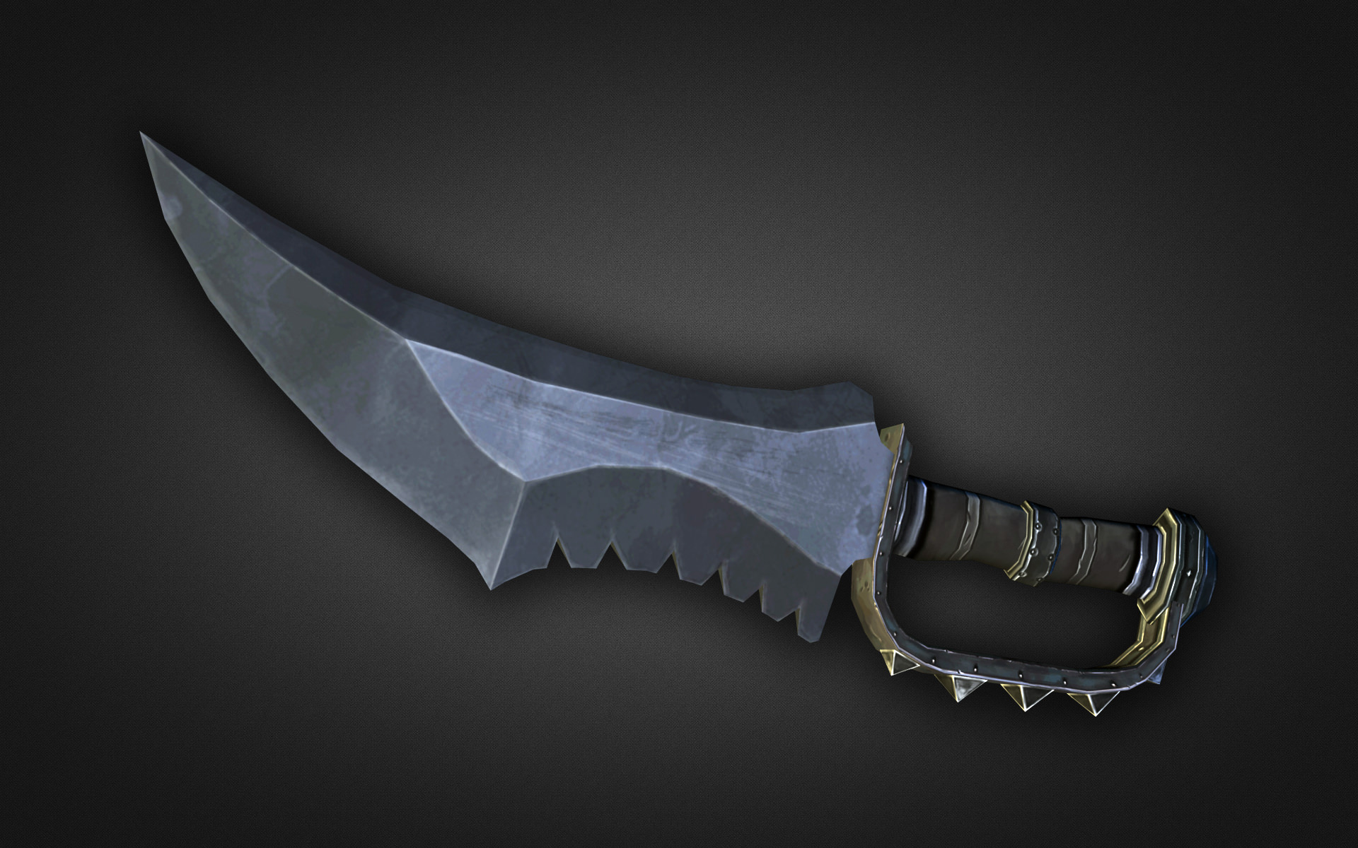 Fantasy Weapon Collection Low-poly 3D model_4