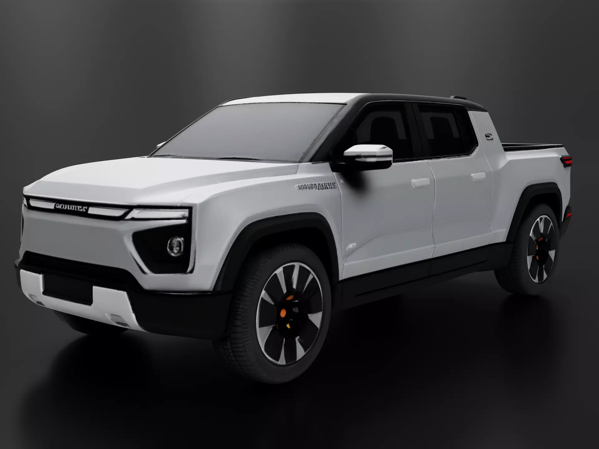 Rivian R1T 2021 3D print model