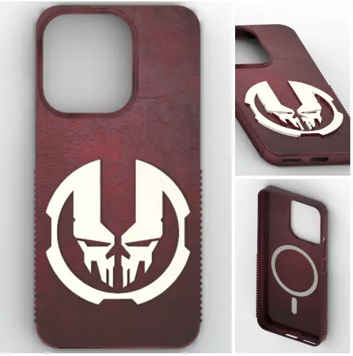 Stealth Skull MagSafe Case 3D print model
