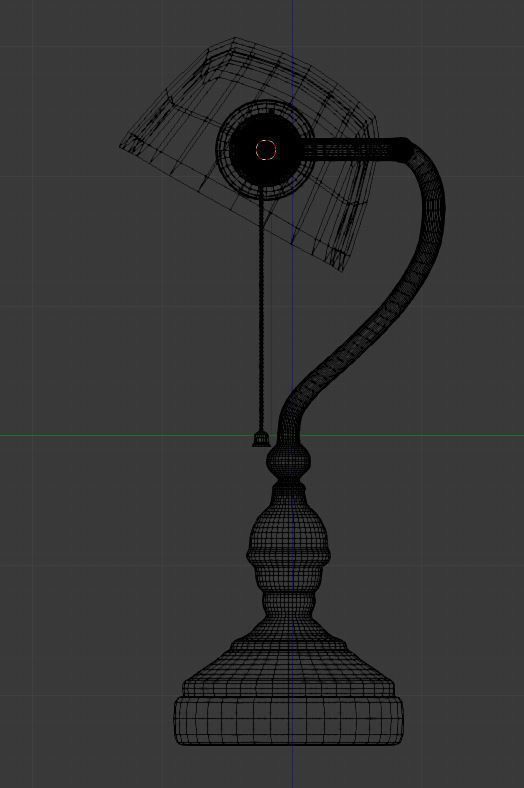 Bank lamp 3D model_5