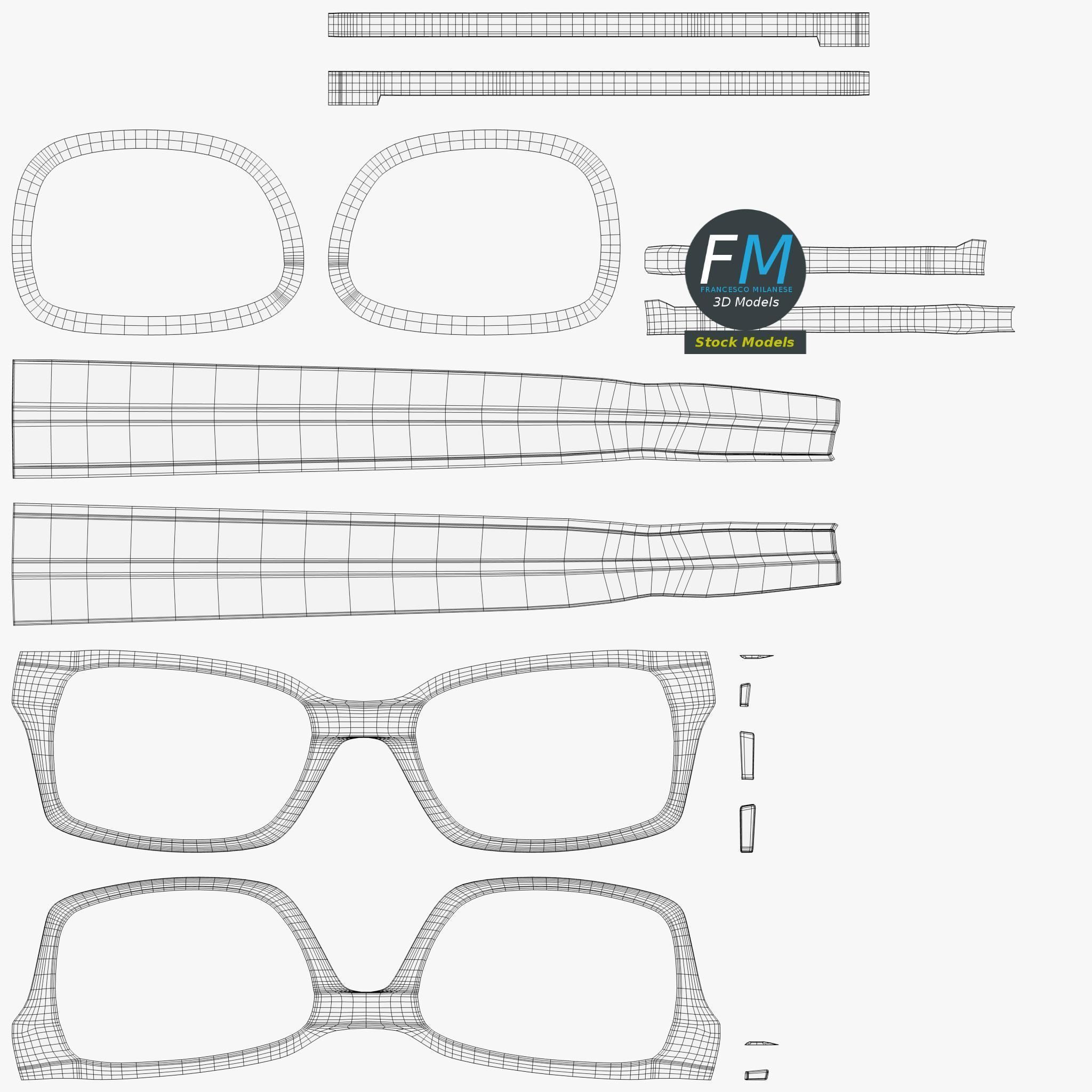 Glasses 3D model_13