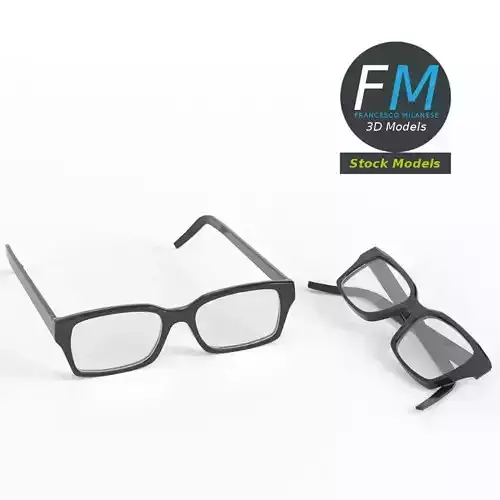 Glasses 3D model