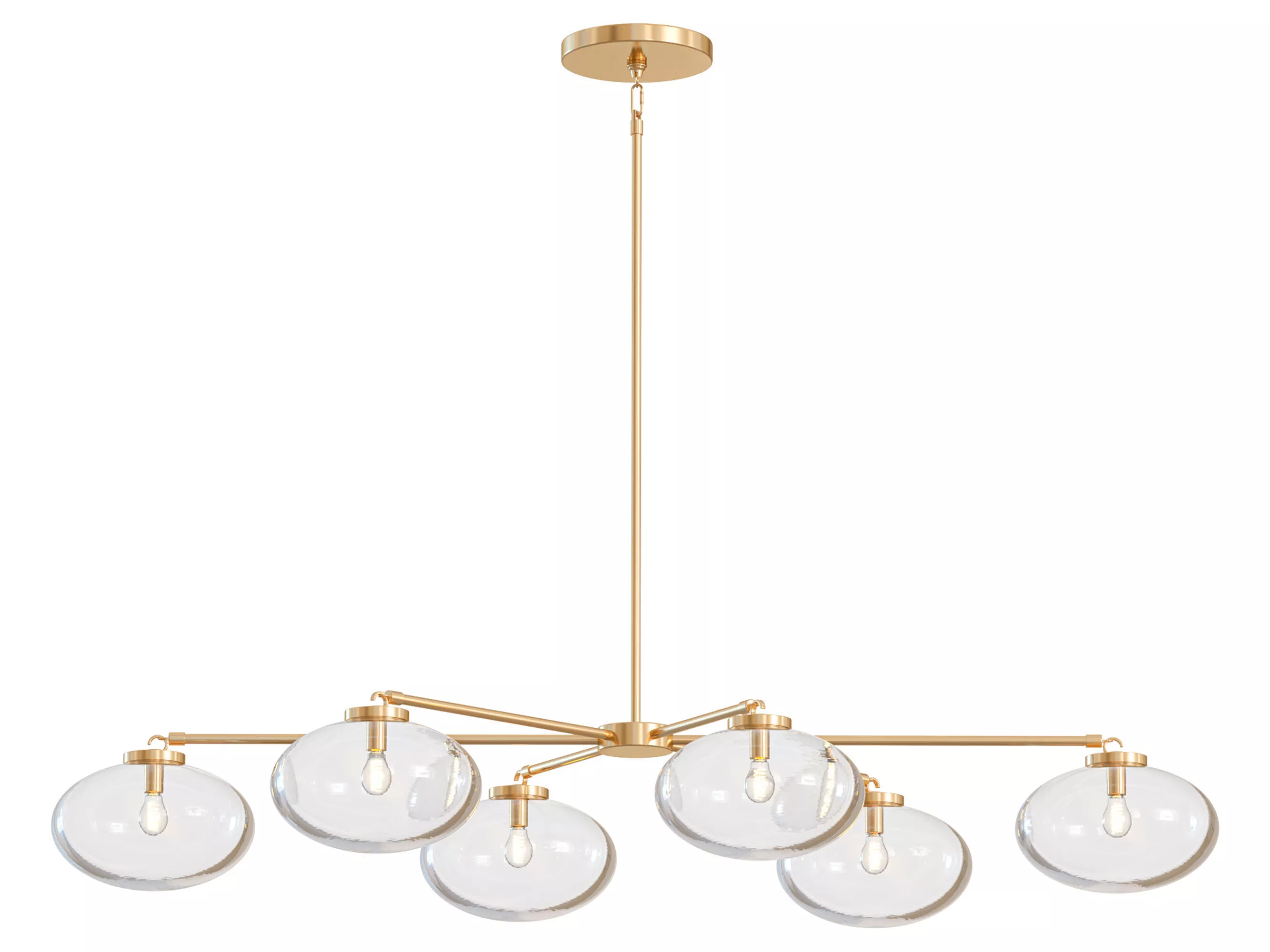 RH Cabrette Mobile Linear Chandelier 3D model