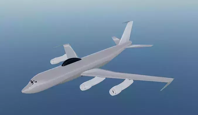 EC-135C Style Military Jet - Custom 1950s Transport