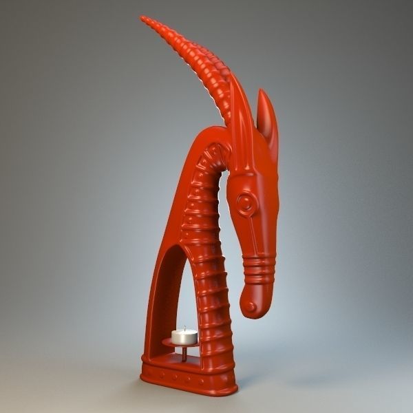 Sculpture Capricorn P 3D print model_2