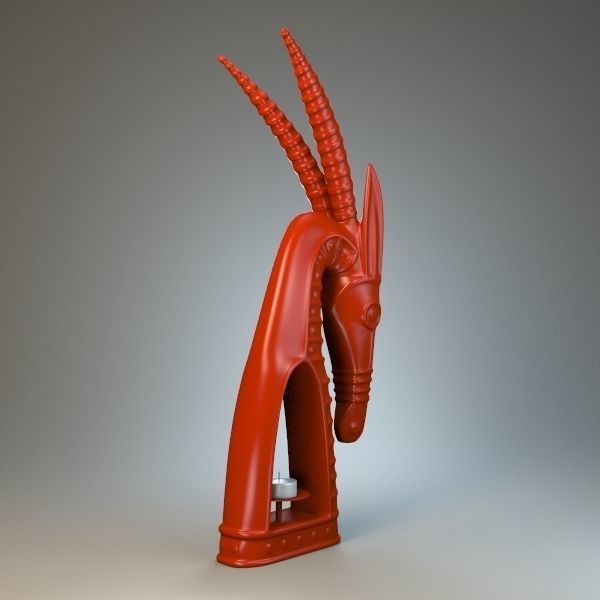 Sculpture Capricorn P 3D print model_3