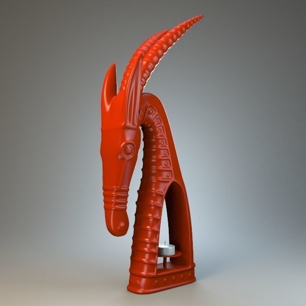 Sculpture Capricorn P 3D print model_1