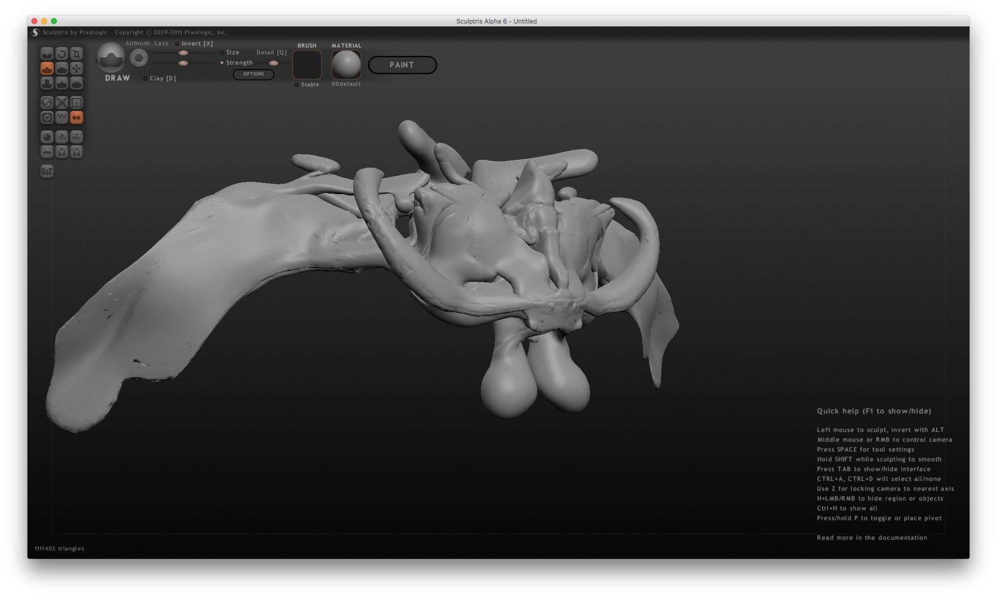 Pentery thoracic vertebra 3D model_4