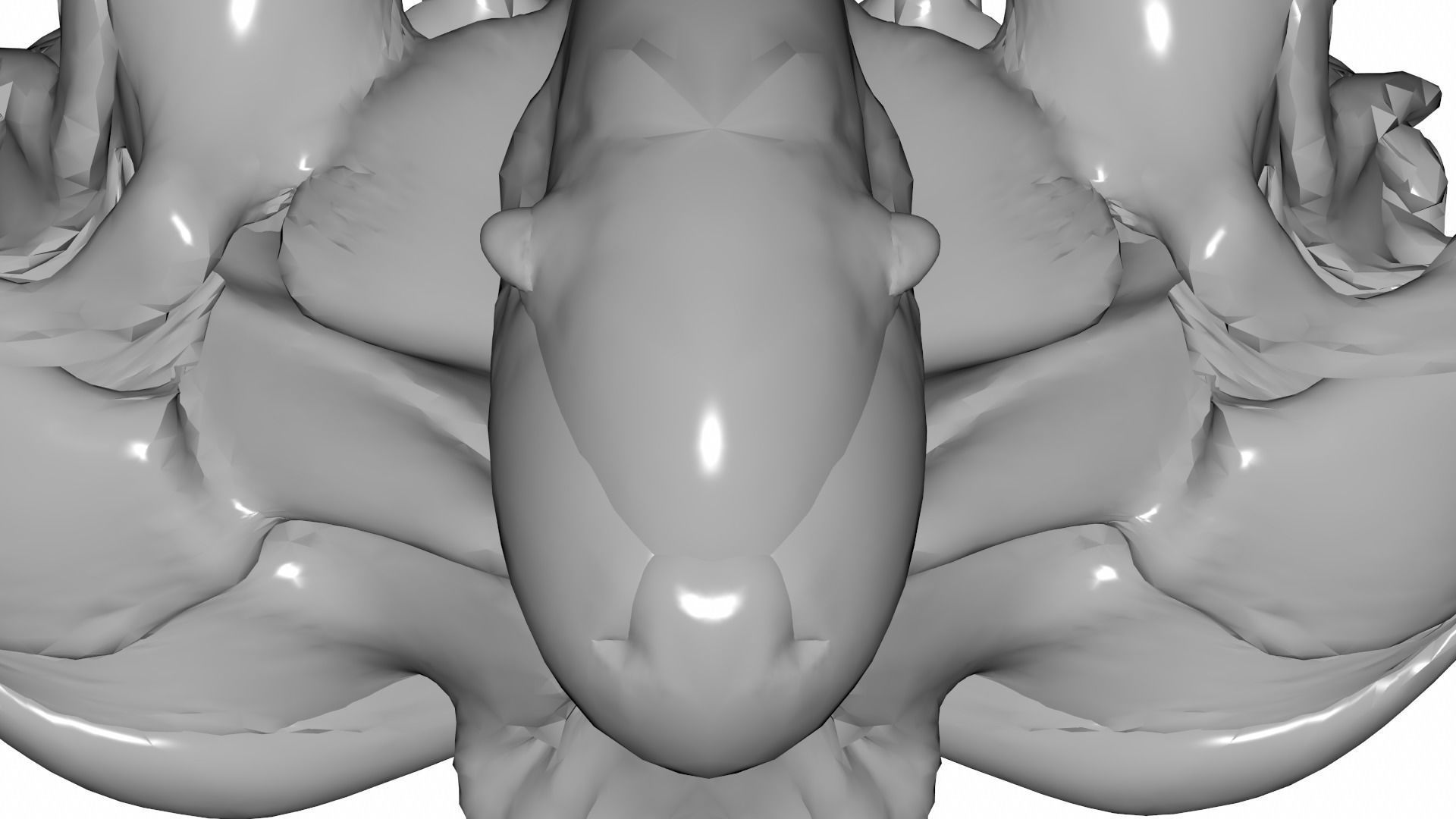 Pentery thoracic vertebra 3D model_14