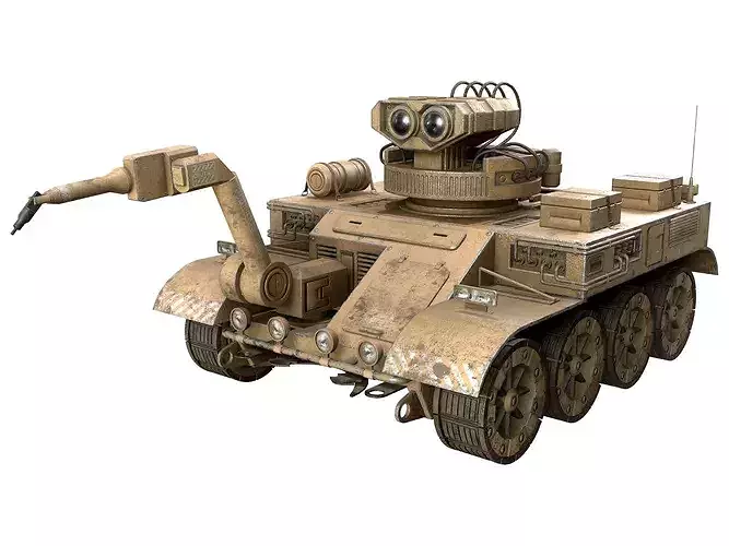 Robot Concept-3B-Desert-Dirty