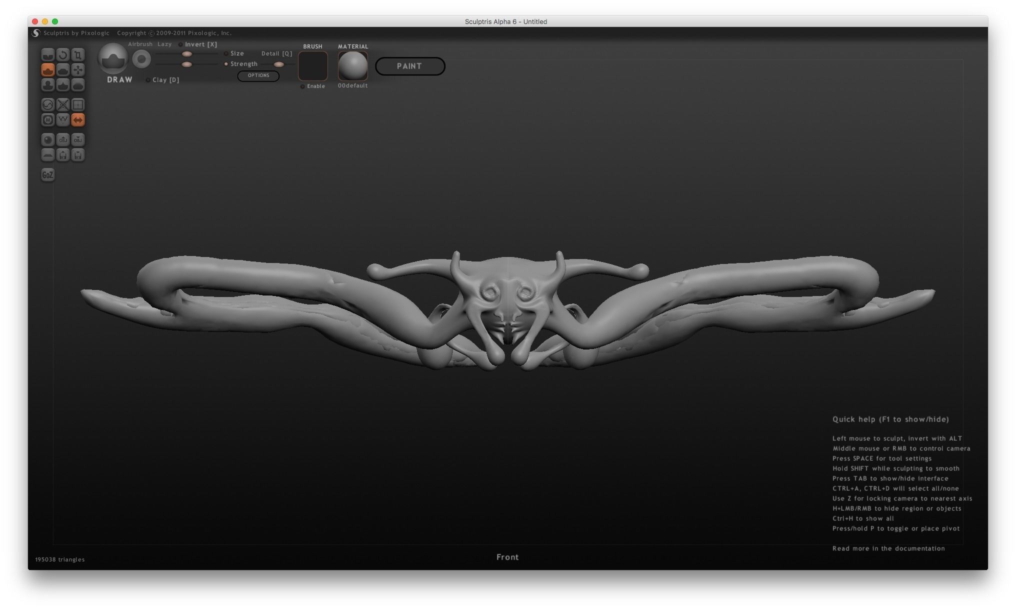 Zengutaro flying creature 3D model_5