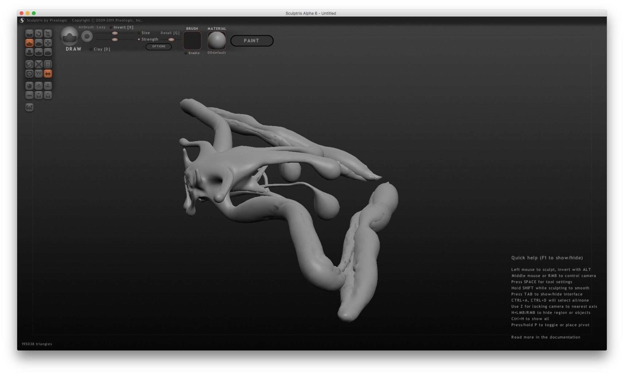Zengutaro flying creature 3D model_6