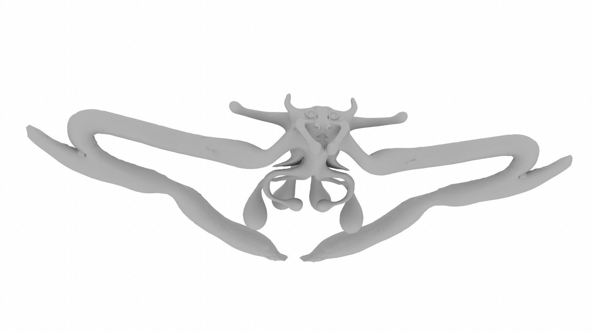 Zengutaro flying creature 3D model_10