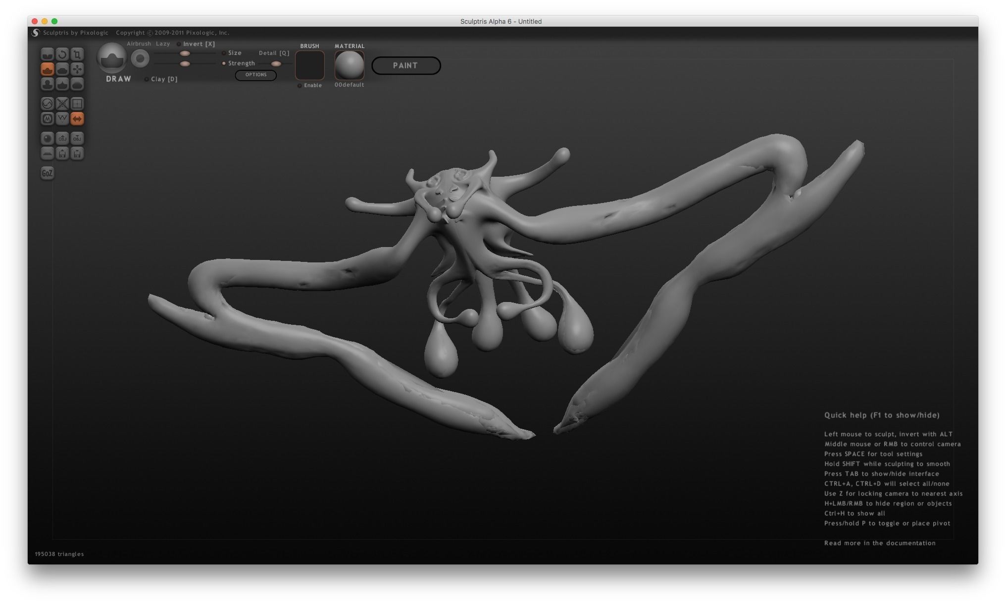 Zengutaro flying creature 3D model_8