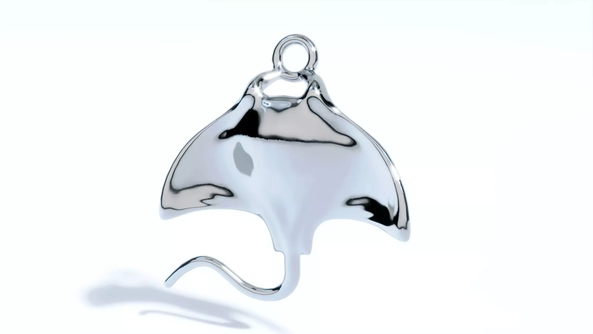 Stingray Pendant 3D print model