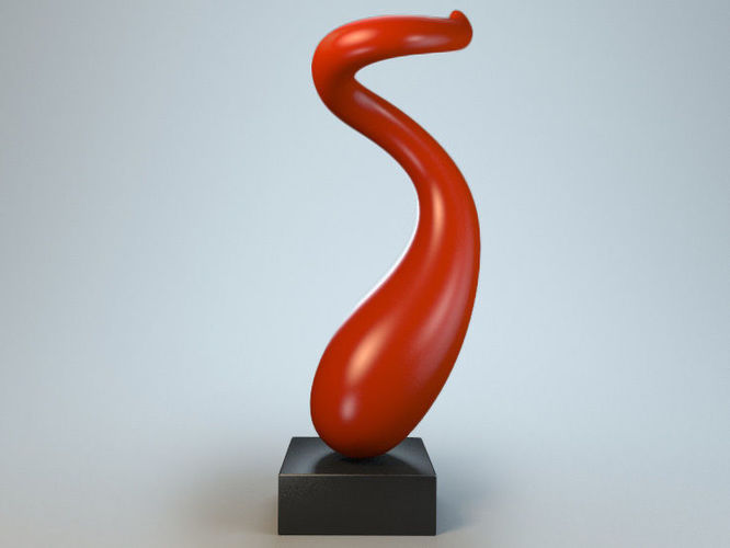 Sculpture Curl P 3D print model