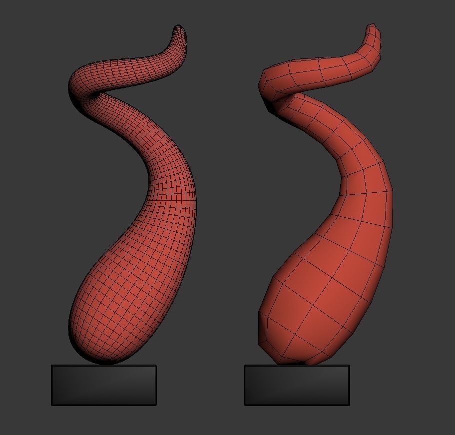 Sculpture Curl P 3D print model_5