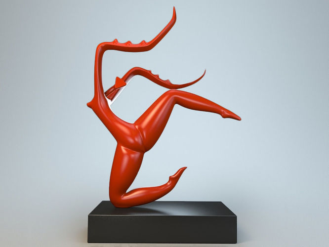 Sculpture Dance mantis P 3D print model