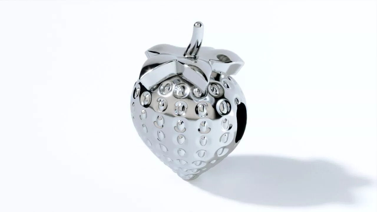 Strawberry Charm 3D print model