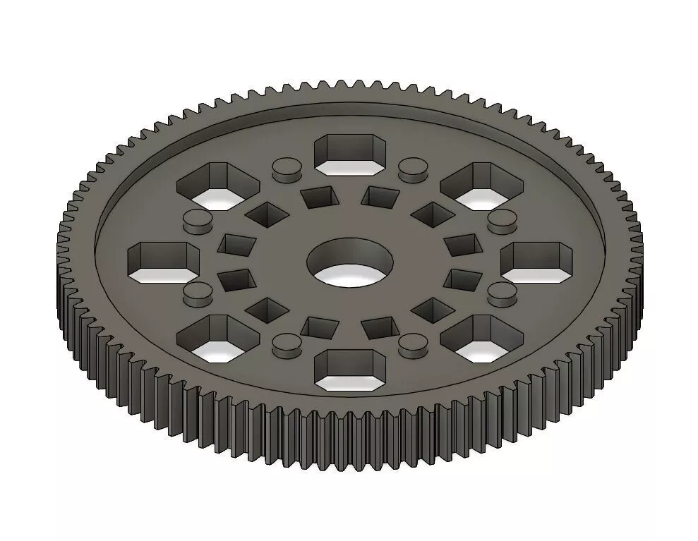 Kyosho TM7 Spur Gear for Lazer ZX and ZXR 3D print model