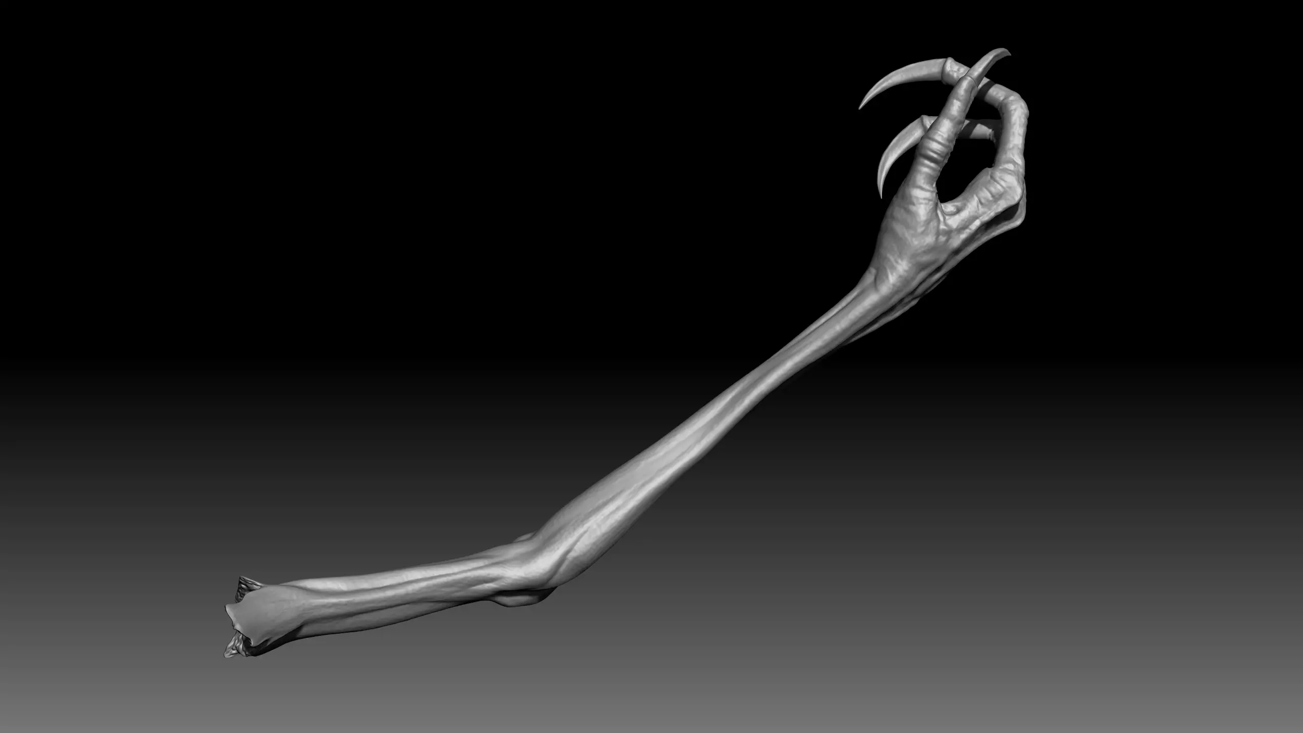 Preacher Right Arm - Dark Souls 3 weapon 3D print model