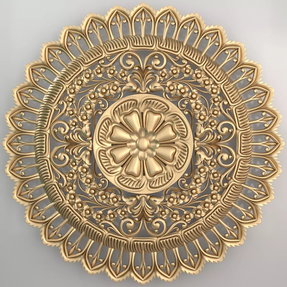 Classic Wall Decor 03 3D model
