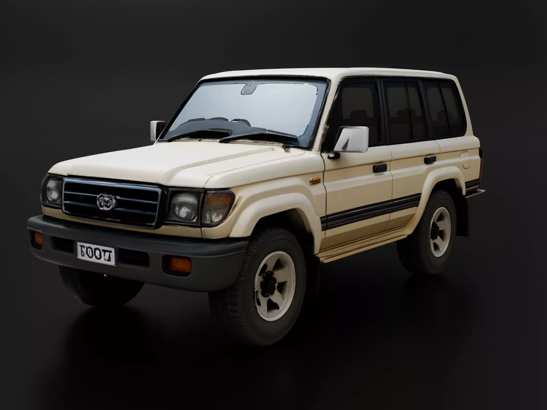 Toyota Land Cruiser Prado 1984 3D print model