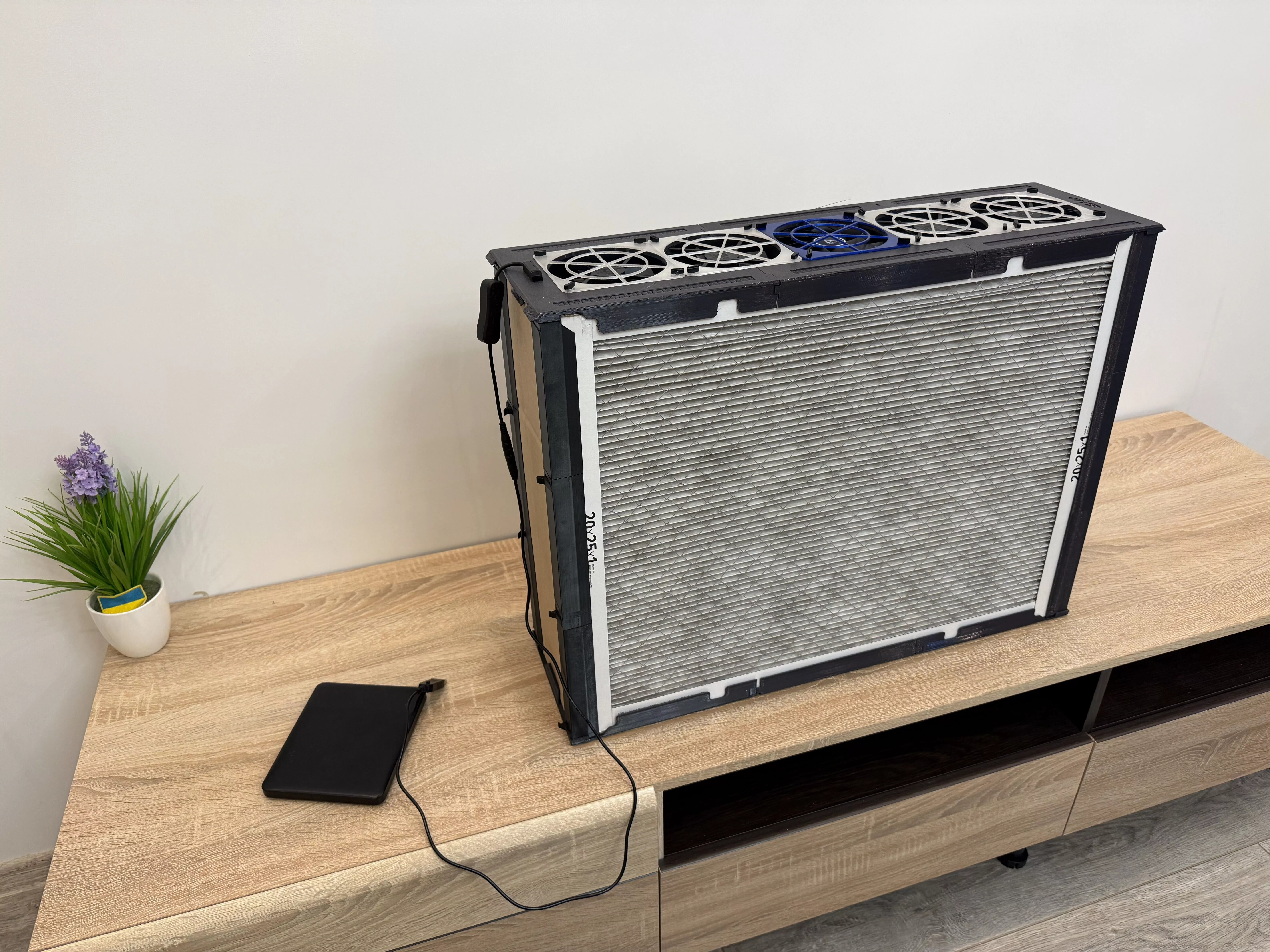 DIY air purifier V1 final release Free 3D print model