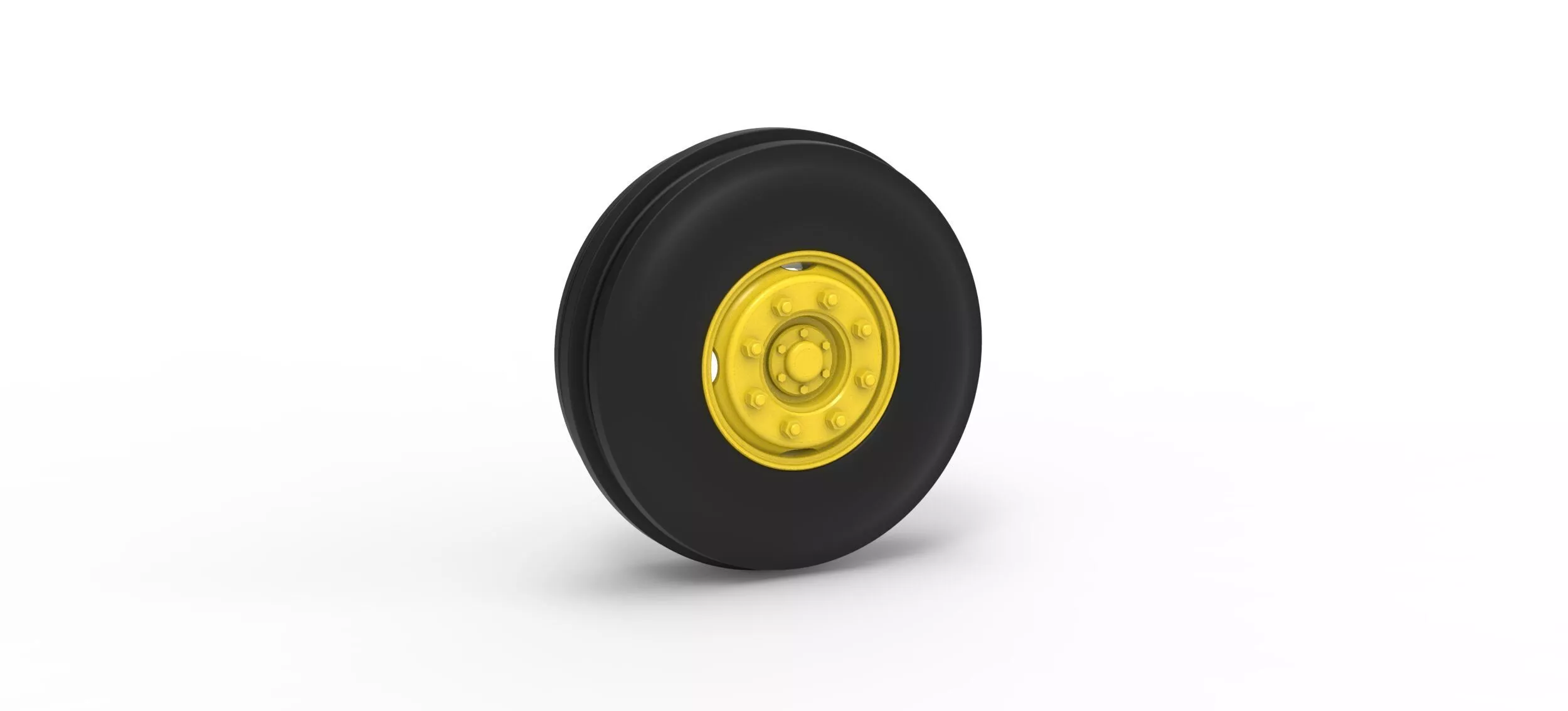 Rear wheel of Racing Combine Harvester Version 1 Scale 1 to 25 3D print model