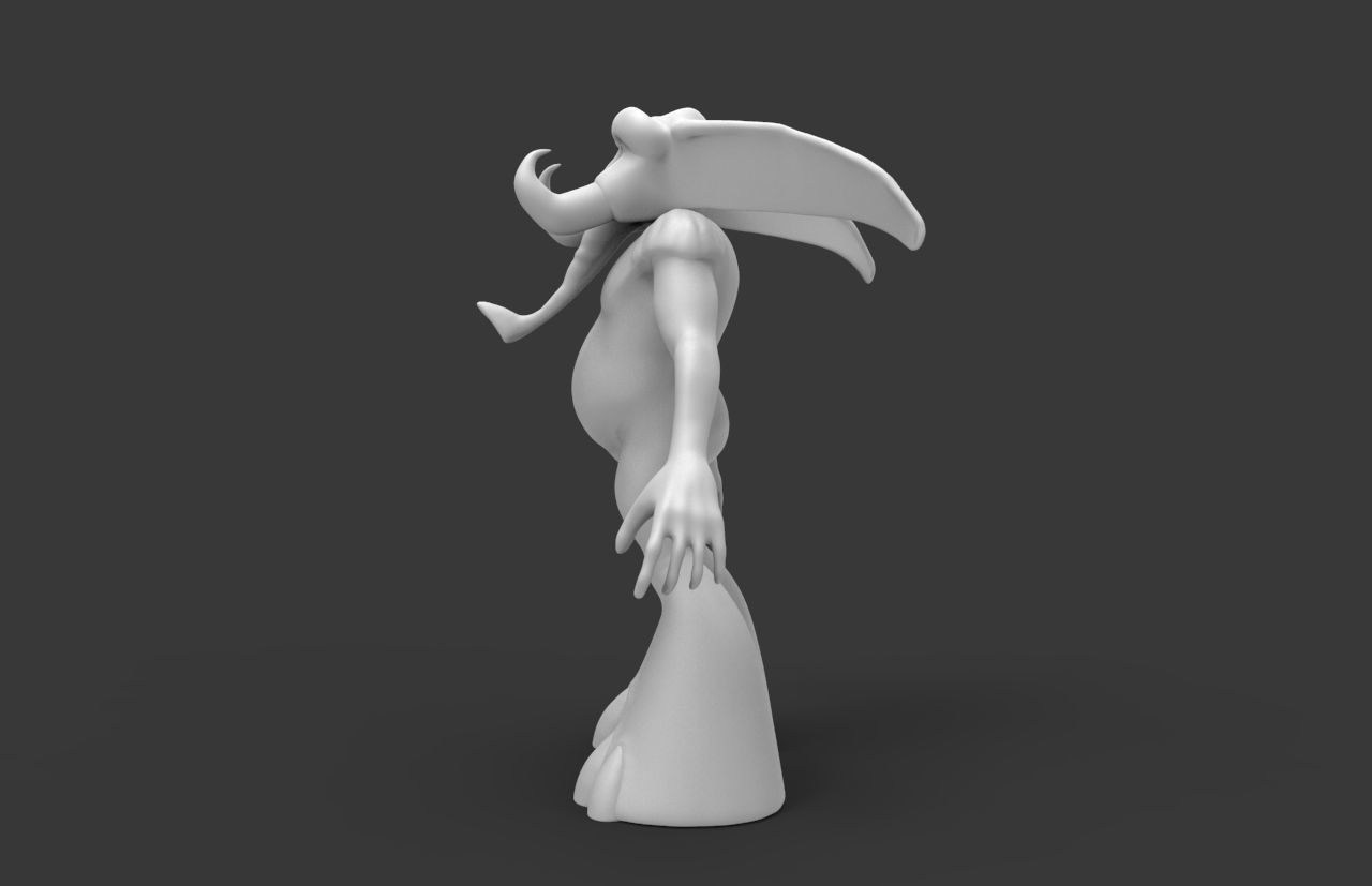 Elephant Character 3D model_2