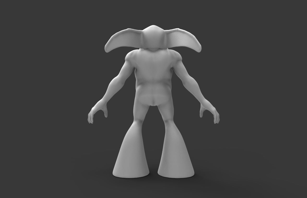 Elephant Character 3D model_3