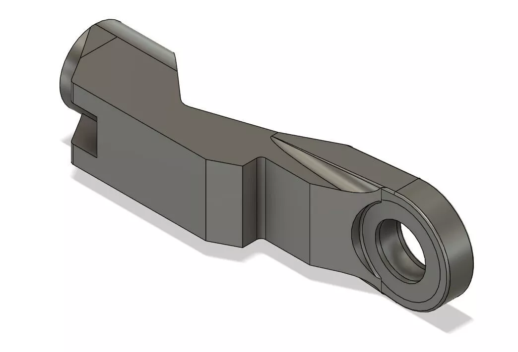 Kyosho LA29 parts Shock Mount Collar Servo mount and Top arms 3D print model