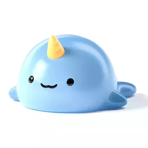WHEE Narwhal - Kawaii Blob Animal