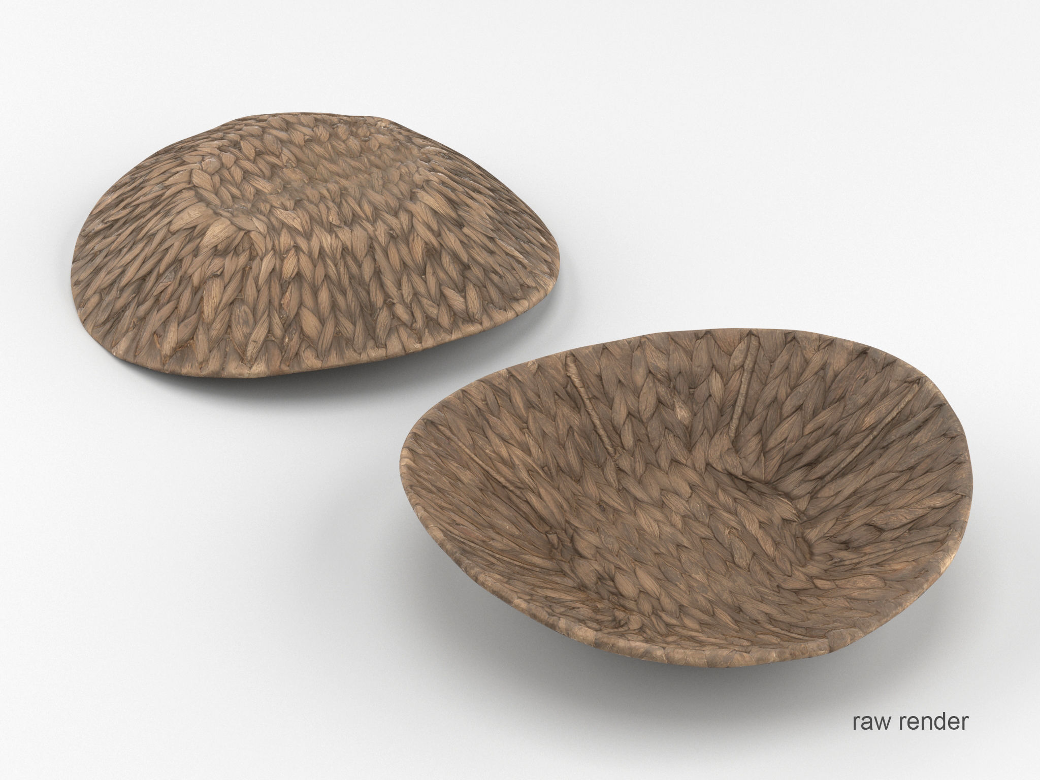 Bread Basket Set 3D model_3