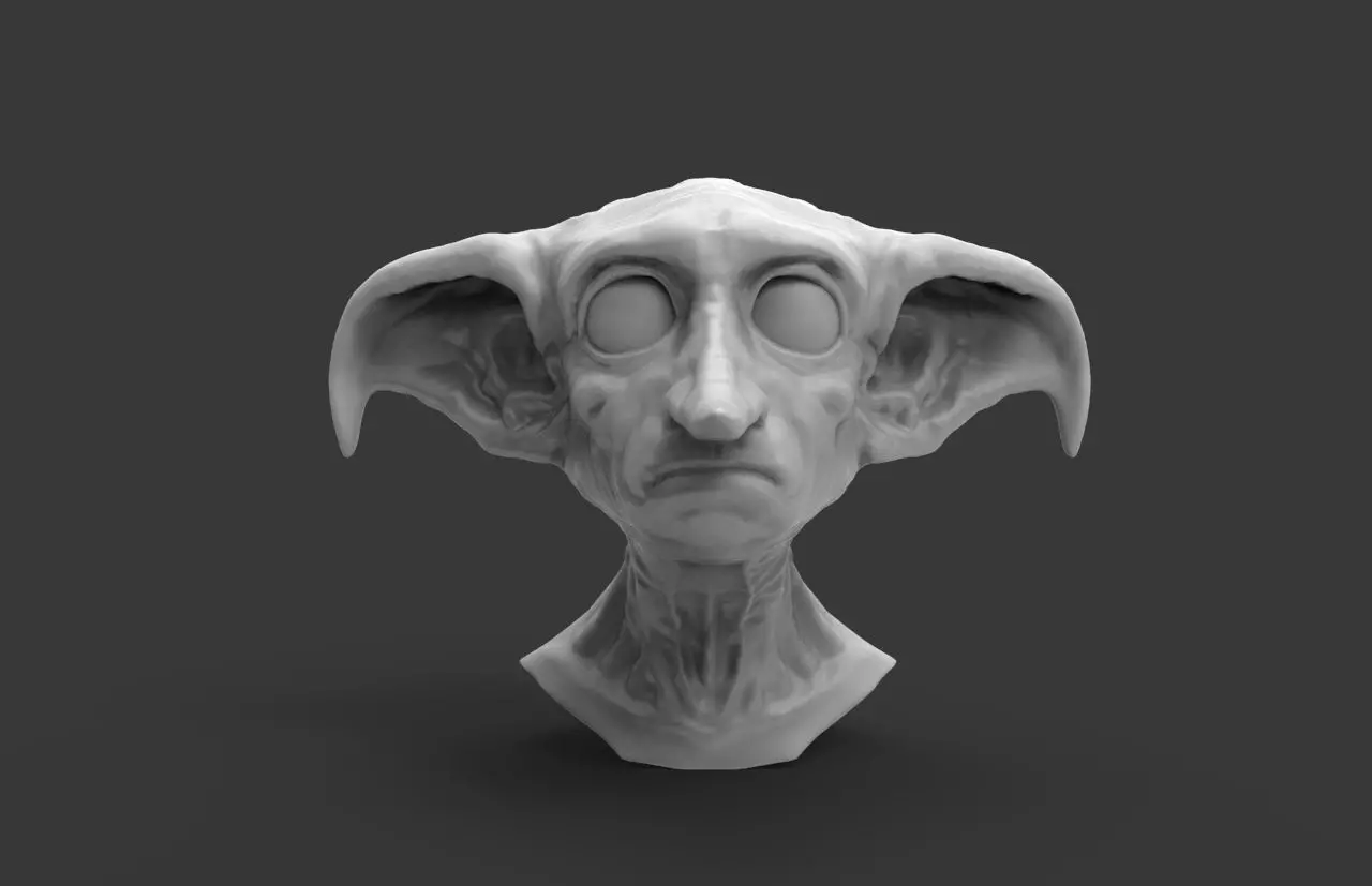 Dobby harry potter bust 3D model