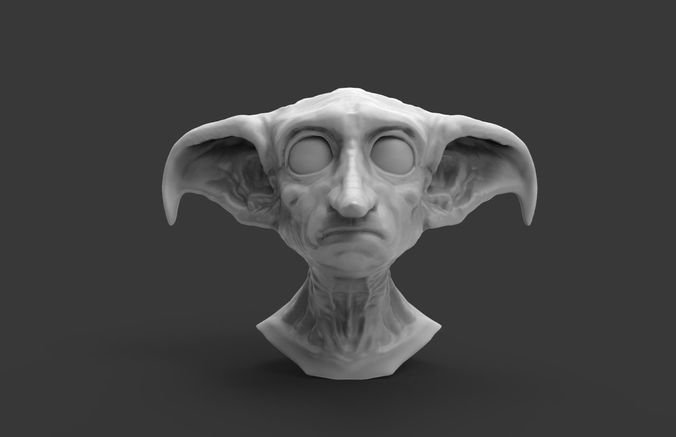 Dobby harry potter bust 3D model