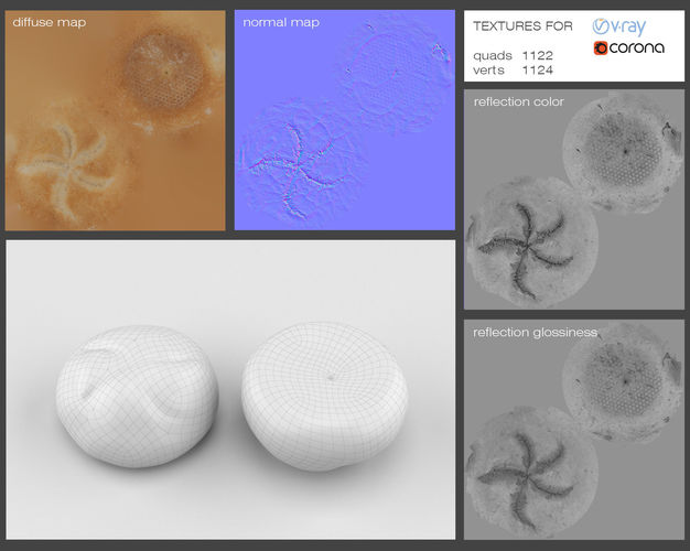 Bread Set breads 3D model 6