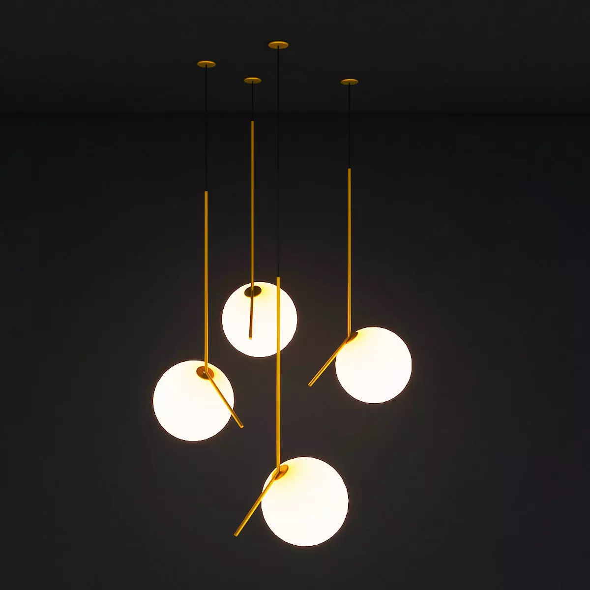 Ceiling Hanging Lamp Free 3D model_0