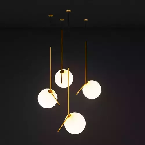 Ceiling Hanging Lamp Free 3D model